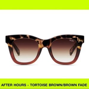 Quay After Hours Tortoise Fade Sunglasses